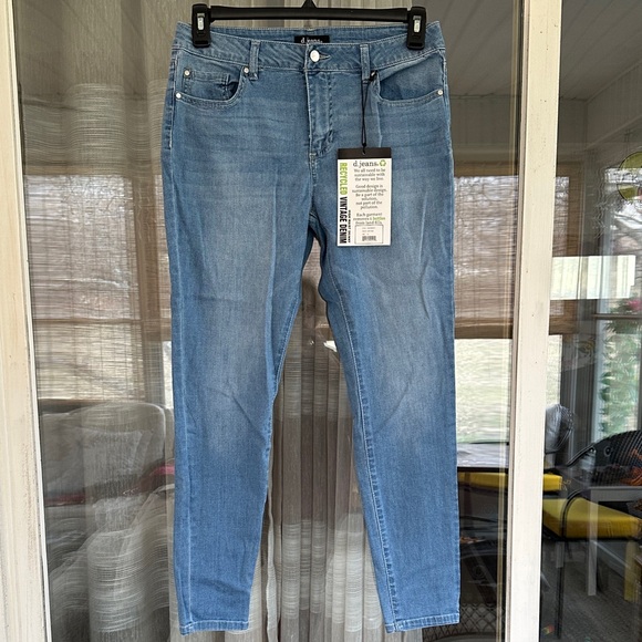 d. jeans Denim - D.Jeans High Waist Skinny Blue Jeans